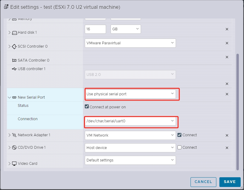 Redirecting the Direct Console to Serial Over LAN (SOL) with VMware